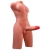 JASON MEZZO CORPO TORSO MASCHILE REALISTICO CON SPINTA E VIB