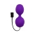 Kegel vibe balls - bolas de silicona con vibración - morado