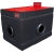 KINK CLUB LA NICHE CABINA NEGRO &amp; ROJO