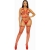 HARNAIS JOINT TORIQUE CLOUTÉ KINK TEDDY TAILLE M - ROUGE nº6