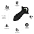 KYLIN DEDAL VIBRADOR & PLUG ANAL CONTROL REMOTO NEGRO nº