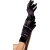 Gants Leg Avenue en satin noir