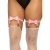 Leg avenue porte-jarretelles en cuir vegan-rose