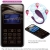 VIBRATORE CONTROLLATO DA APP LEVIATHAN VIOLA nº18