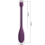 VIBRATORE CONTROLLATO DA APP LEVIATHAN VIOLA nº5