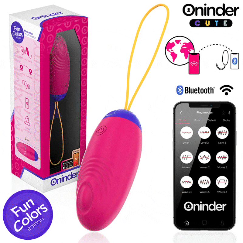LOVE PLEASURE HUEVO VIBRO-WAVE TAPPING SILICONA - APP MUNDIA