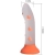 MAGICAL NIGHTFALL DILDO SIN VIBRACIÓN LUMINOSO NARANJA