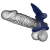 MAT DOUBLE ANNEAU AVEC VIBRATION & STIMULATEUR BLEU nº5
