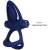 MAT DOUBLE ANNEAU AVEC VIBRATION & STIMULATEUR BLEU nº7