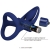 MAT DOUBLE ANNEAU AVEC VIBRATION & STIMULATEUR BLEU nº8