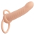 MAXX RIBBED DUAL PENETRATOR 10 VIBRAÇÕES CARNE nº1