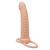 MAXX RIBBED DUAL PENETRATOR 10 VIBRAÇÕES CARNE nº3