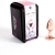 PLUG ANAL MÉTALLIQUE OR ROSE PETIT TAILLE 7 CM