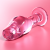 PLUG ANAL MODÈLE 6 VERRE BOROSILICATE 12,5 X 4 CM ROSE nº5