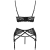 MORIDAM LC 90552 REGGISENO + REGGISENO + SLIP NEGRO L/XL nº6