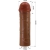 MANCHON DE PÉNIS NILE AVEC EXTENSION DE 2,5 CM MULÂTRE nº4