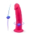 MODÈLE DE PÉNIS RÉALISTE 2 ROSE + TÉLÉCOMMANDE LRS 17 CM nº5