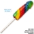 Pirulito Pirulo cone 50 gr. e 20 cm com a bandeira lgbt (par