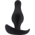 BUTT PLUG WITH HANDLE BLACK MEDIUM nº2