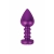 FASHIONABLE BUTTPLUG PURPLE