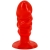 PLUG ANAL UNISEX CON VENTOSA ROJO