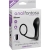 Plug anal vibrateur avec anneau de pénis noir