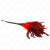 PLUMES DE POULET TICKLE EN FORME DE CORNE ROUGE 36 CM nº3