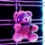 ANNEAU PORTE-CLEFS EN FORME D'OURS CRUSHITO AVEC COURANTS CR