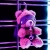 ANNEAU PORTE-CLEFS EN FORME D'OURS CRUSHITO AVEC CLOCHE CRUS