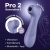 ESTIMULATEUR  PRO 2 GEN 3 SATISFYER AVEC CONNECT APP LILAS n