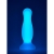 RADIANT SOFT - PLUG BRILLANTE DE SILICONA AZUL