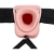 REALROCK-STRAP-ON HUECO VIBRATORIO CON TESTÍCULOS - 7/18 CM-