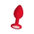 Regular plug diamante rojo