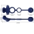 REMINGTON DOBLE ANILLO VIBRADOR CON PLUG AZUL nº5