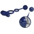 REMINGTON DOBLE ANILLO VIBRADOR CON PLUG AZUL nº8