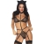 Kitty com conjunto de ligueroos - preto