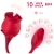 ROSA SUCCIONADOR DE CLITORIS & VIBRADOR 10 MODOS ROJO nº