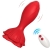 VIBRATEUR ROSE & PLUG ANAL PETITE TÉLÉCOMMANDE ROUGE