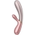 Satisfyer hot amant rose / rose foncé avec application.