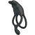 SETH DOBLE ANILLO VIBRADOR RABBIT 7 VIBRACIONES NEGRO nº2