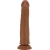 DILDO REALISTA SHARIFE 25 CM MARROM nº3