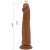 DILDO REALISTA SHARIFE 25 CM MARROM nº4