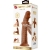 DILDO REALISTA SHARIFE 25 CM MARROM nº5