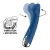 Spinning G-Spot 1 Vibrador y Rotador Azul