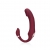 STRAP-ON SEM ARNÊS COM VIBRAÇÃO MERLOT GRAPE LOVELINE nº5