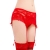 PERIZOMA LINGERIE CON CINTURA IN PIZZO - ROSSO L / XL nº2