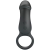 TRAE ANILLO VIBRADOR CON ESTIMULADOR NEGRO nº1