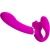 VALERIE VIBRATORE DOPPIO STRAP-ON 12 VIBRAZIONI VIOLA nº8