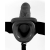 Pene realístico vibrador con arnés 29 cm negro