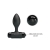 VIBRA BUTT PLUG ANAL 10 VIBRACIONES NEGRO nº7